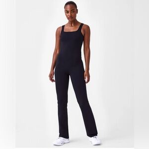 SPANX (shape Booty Boost) Flare Jumpsuit - Black Women's Jumpsuit - Size: XL NWT